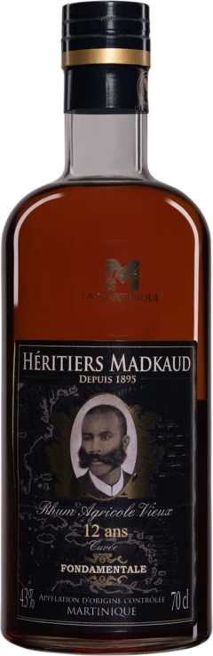 photo Héritiers Madkaud Rhum Vieux Agricole de Martinique “ Ans“ Brun 43°