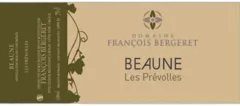 photo du vin Beaune les Prévolles Blanc 2022 Domaine François Bergeret