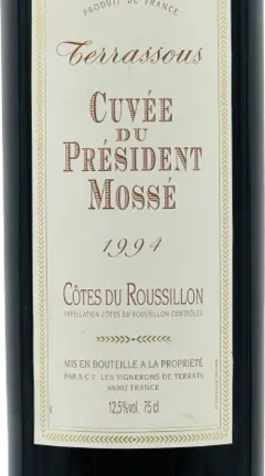 illustration du vin Terrassous Cuvée du Président Mossé
