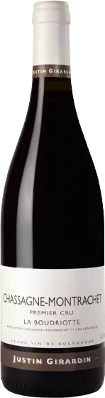 photo Domaine Justin Girardin Chassagne-Montrachet la Boudriotte 2021