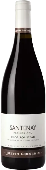 photo Domaine Justin Girardin Santenay Clos Rousseau 1er Cru 2022