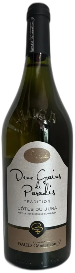 photo Cotes du Jura Baud Generation 9 Tradition Deux Grains de Paradis Blanc 2019