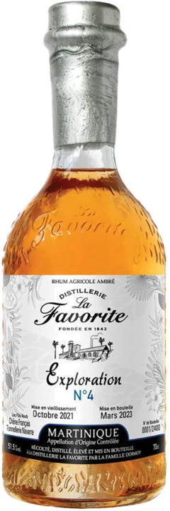 photo Martinique Aoc Rhum Agricole Ambré Exploration N°4 Distillerie la Favorite