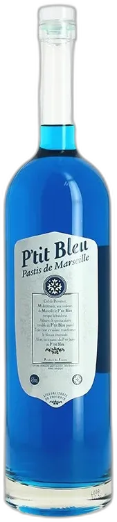vue du vin p’Tit Bleu Pastis de Marseille en Magnum