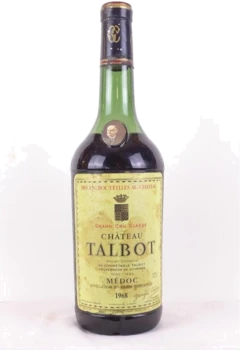 photo 1968 Saint-Julien Château Talbot Grand Cru Classé b4 Rouge Bordeaux