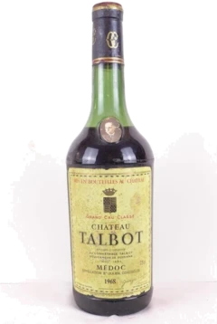 photo 1968 Saint-Julien Château Talbot Grand Cru Classé b2 Rouge Bordeaux