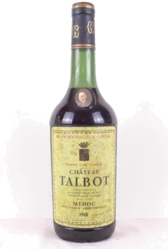 photo 1968 Saint-Julien Château Talbot Grand Cru Classé b1 Rouge Bordeaux