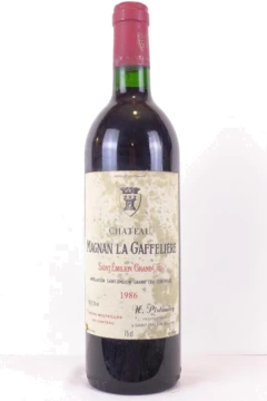 photo 1986 Saint-Émilion Château Magnan la Gaffelière Grand Cru Rouge Bordeaux