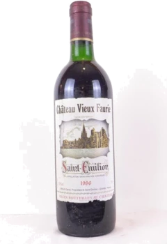 photo 1986 Saint-Émilion Château Vieux Faurie Rouge Bordeaux