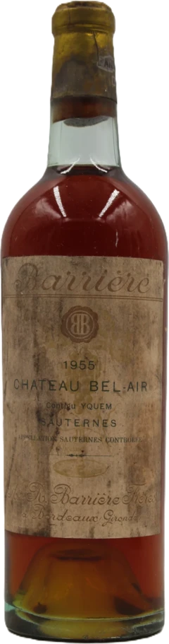 photo Chateau Bel Air Contigu Yquem 1955