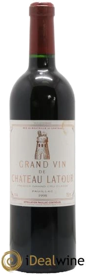 photo Château Latour 1er Grand Cru Classé 1998