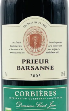 photos du vin Domaine Saint Jean Prieur Barsanne