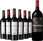 photo Pack 6 Réserve Mouton Cadet Baron Philippe de Rothschild 1 Magnum Mouton Cadet 90ème Anniversaire Offert