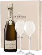 photo du vin Champagne Louis Roederer Collection 245 2 Flûtes
