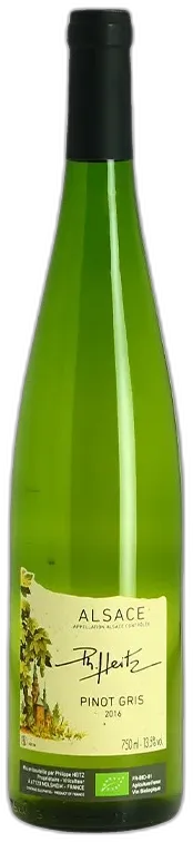 photos du vin Pinot Gris d’Alsace Vin Blanc Bio Par Heitz