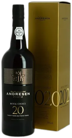 illustration du vin Porto Tawny Andresen Royal Choice 20 Ans