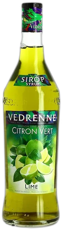 image du vin Sirop Citron Vert Lime Par Vedrenne