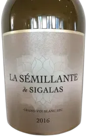 photo Semillante de Sigalas 2016