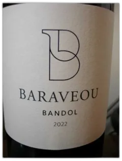 photo Baraveou Bandol Rouge 2022