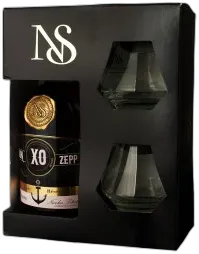 vue du vin Rhum Don Zepp xo Grande Réserve 2 Verres