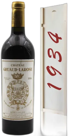 photo Château Gruaud Larose 1934 Rouge Saint-Julien