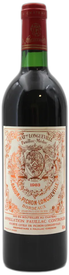 photo du vin Château Pichon Baron 1983 Aoc Pauillac