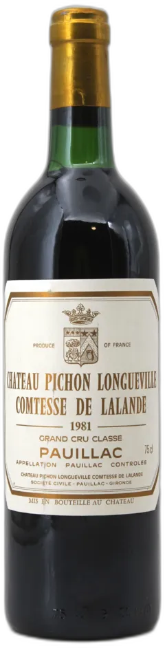photo du vin Château Pichon-Longueville Comtesse de Lalande