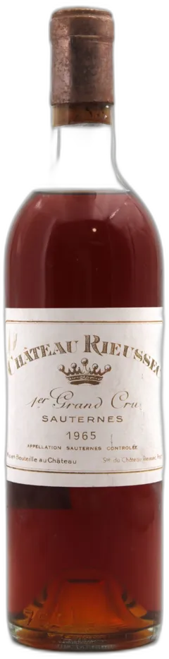 photo Château Rieussec 1965 Aoc Sauternes
