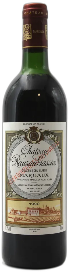 photo Château Rauzan Gassies 1990 Aoc Margaux