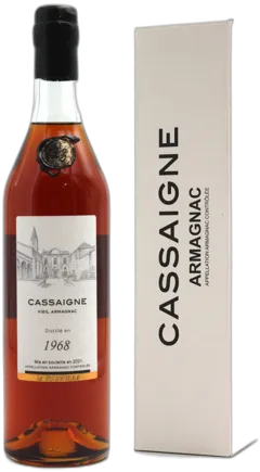 photo Armagnac Château de Cassaigne Millésime 1968