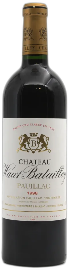 photo Château Haut Batailley 1998 Aoc Pauillac