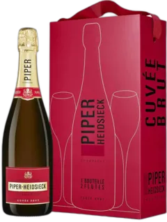 photo Piper-Heidsieck Cuvée Brut Glasspack 2 Flûtes