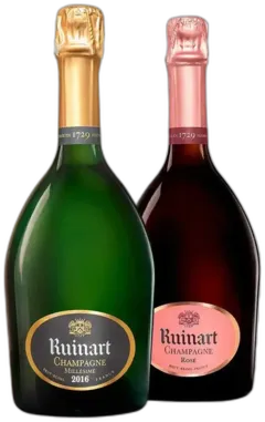 photo Ruinart Duo r Millésimé et Rosé
