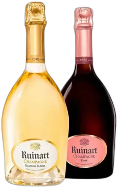 photo Ruinart Duo Blanc de Blancs et Rosé