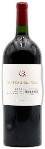 photo Château Blanzac Aoc Castillon Côtes de Bordeaux 2018