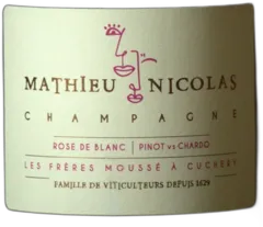 photo Rose de Blancs Rosé Champagne Mathieu-Nicolas