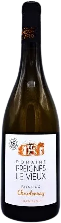 illustration du vin Pays d’oc Igp Domaine Preignes le Vieux Chardonnay
