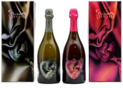 photo Collection Dom Perignon Édition Lady Gaga Brut 2010 et Rosé 2006