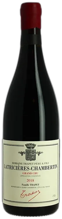 capture du vin Latricières Chambertin Grand Cru 2019 Rouge Domaine Trapet