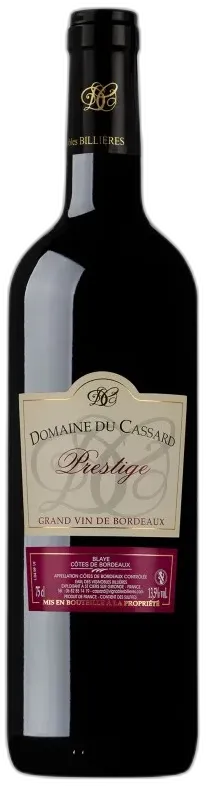 photo Domaine du Cassard Rouge Prestige 2022