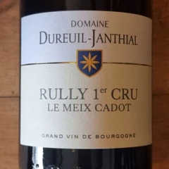 photo Rully 1er Cru 2020 Blanc Meix Cadot Dureuil-Janthial 13 5°