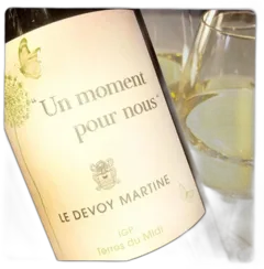 capture du vin un Moment Pour Nous 2023 Rhône Château le Devoy Martine