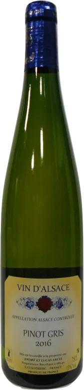 image du vin Ancel Pinot Gris