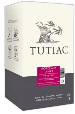 photo du vin Tutiac Generique, Aoc Bordeaux Clairet, Bib