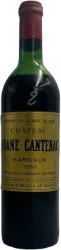 photo Margaux Chateau Brane Cantenac Rouge 1970