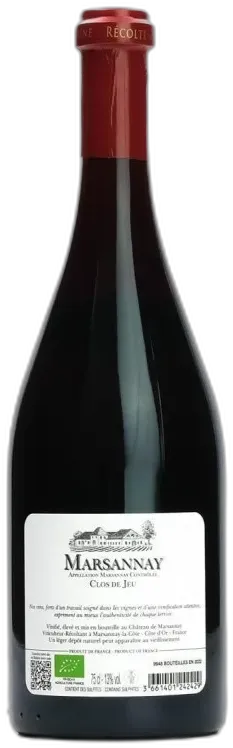 photo Marsannay Clos de Jeu Rouge Château de Marsannay