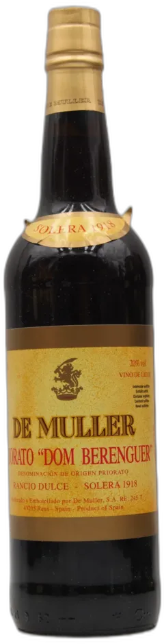 photo du vin Priorat Rancio Dulce "Dom Berenguer" Solera 1918 de Muller