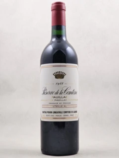 photo Réserve de la Comtesse Pauillac 1988