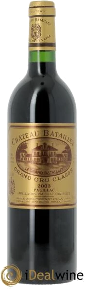 photo Château Batailley 5ème Grand Cru Classé 2003