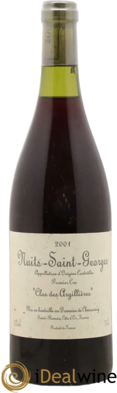 photo Nuits Saint-Georges 1er Cru Clos des Argillières Domaine de Chassorney Frédéric Cossard